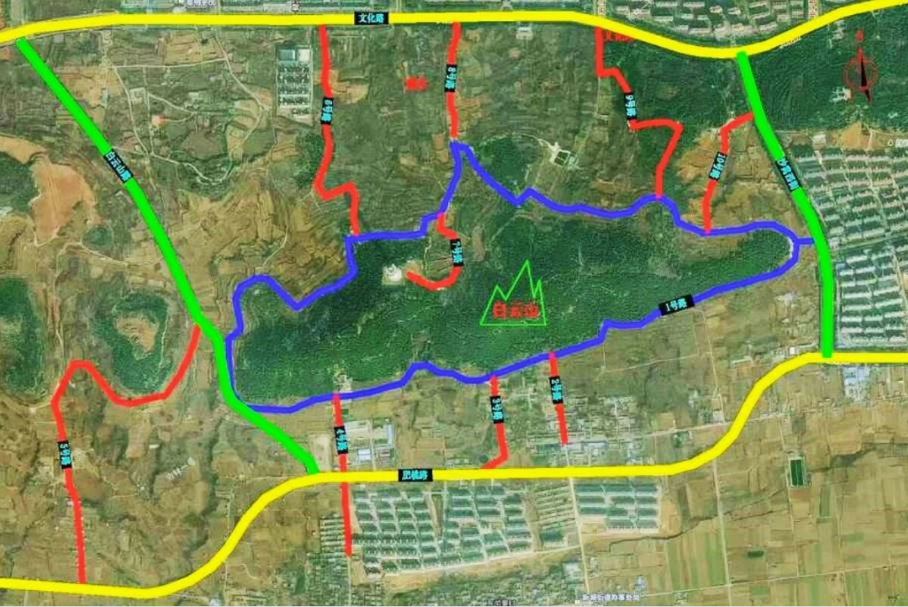 肥城白云山环山路山路盛装亮相~