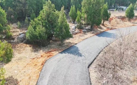 肥城白云山环山路山路盛装亮相~